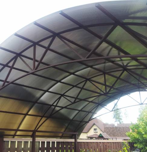 Арочный навес в СПб